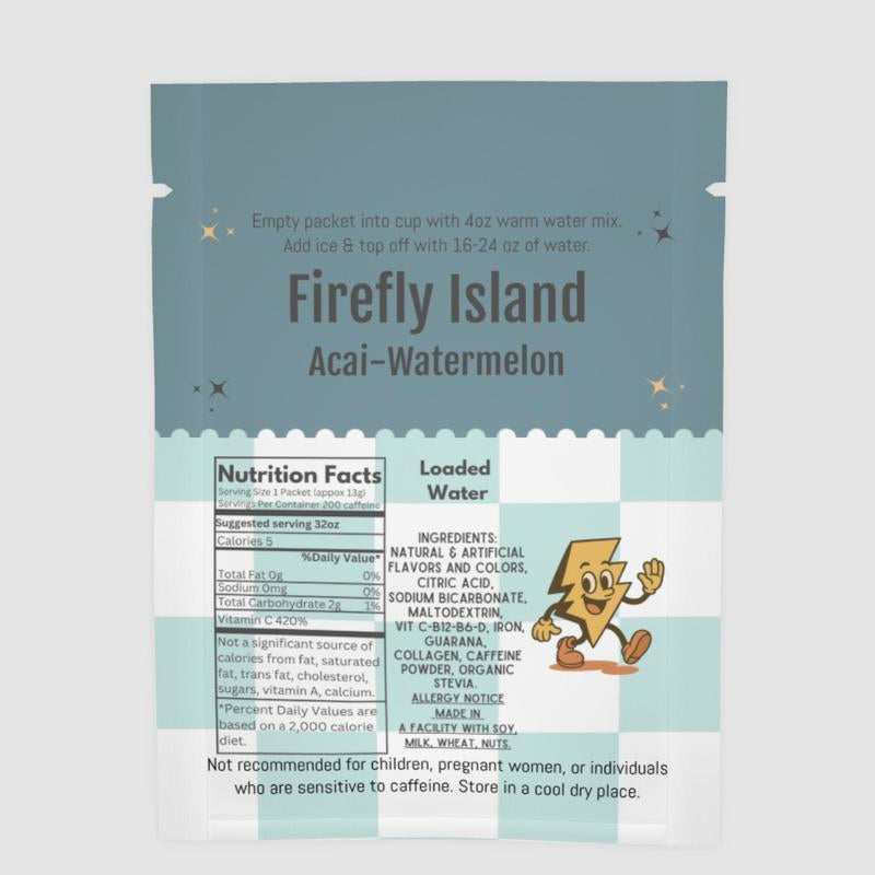 Loaded Water-Viral – Single Packet | 32Oz Sugar Free Caffeinated Flavored Powder Beverage Mix | Made in USA | Easy to Mix