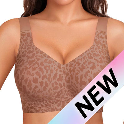 OEAK Women Jelly Bras Wirefree Full Coverage No Underwire Everyday Bras Comfortable Wireless Padded Tshirt Bra